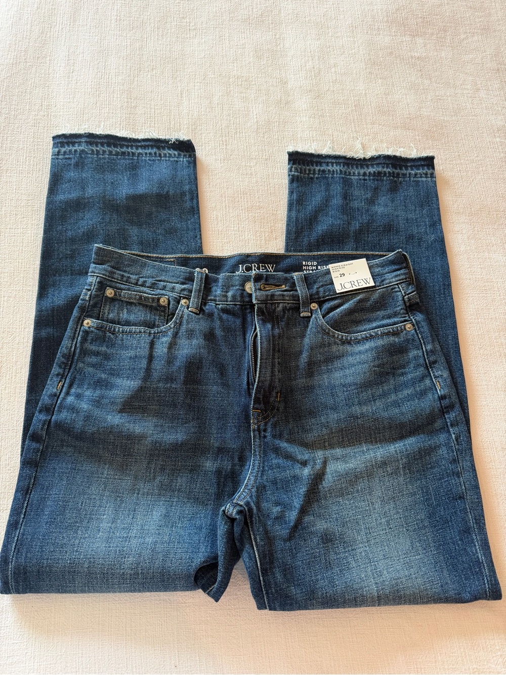 J. Crew Women’s Dark Indigo Straight-Leg Jeans